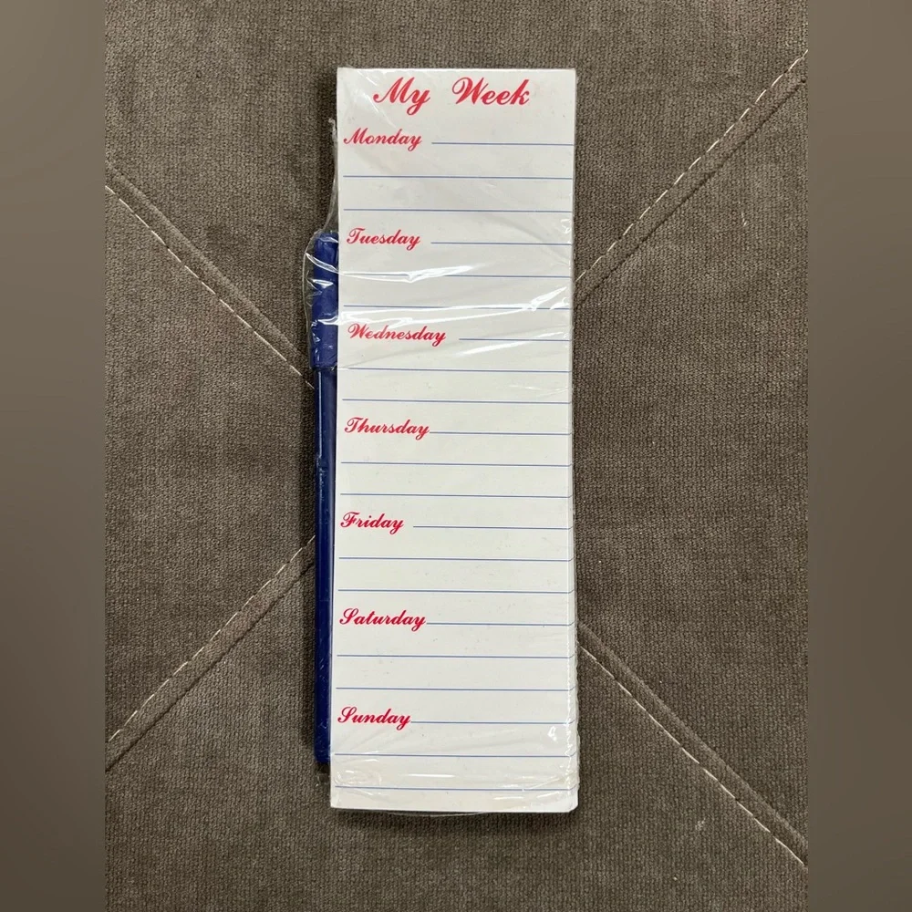 My Week Planner and Shopping List